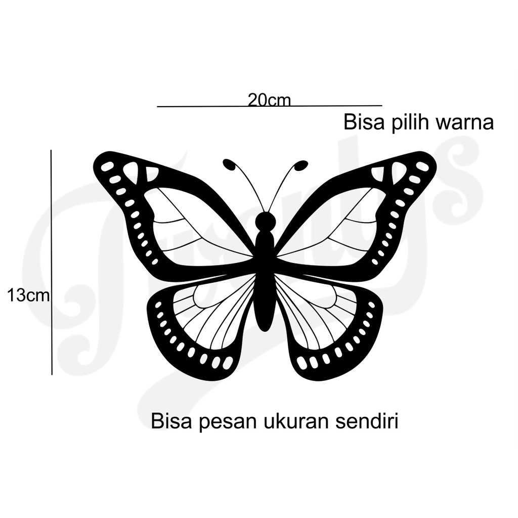 

STIKER BUTERFLY CUTTING BISA DITEMPEL DIMANAPUN