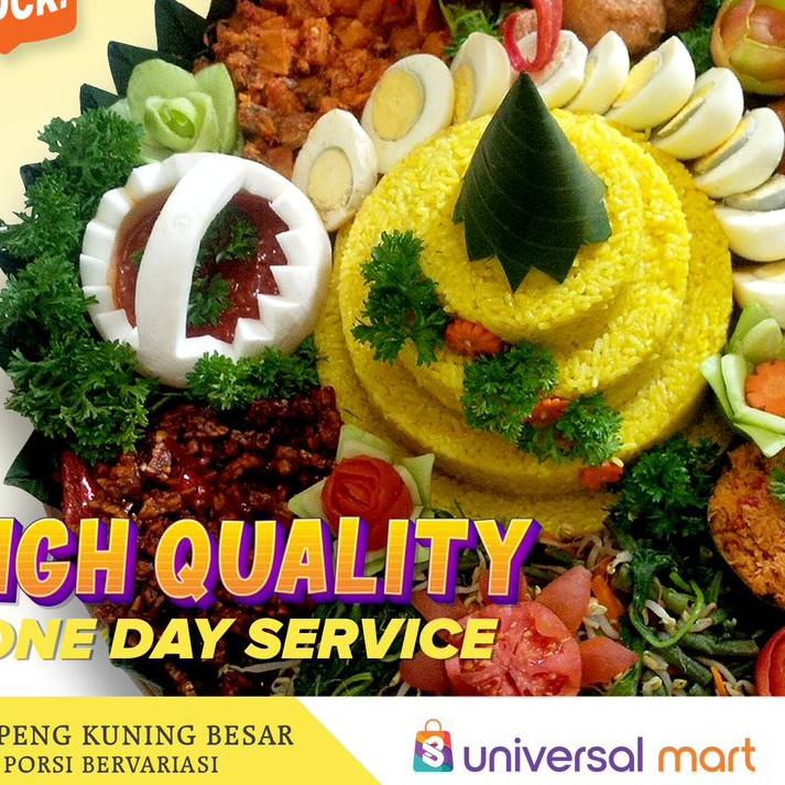 

Special Ramadhan|Tumpeng Nasi Kuning Porsi Besar Menu Bervariasi-[LR29]