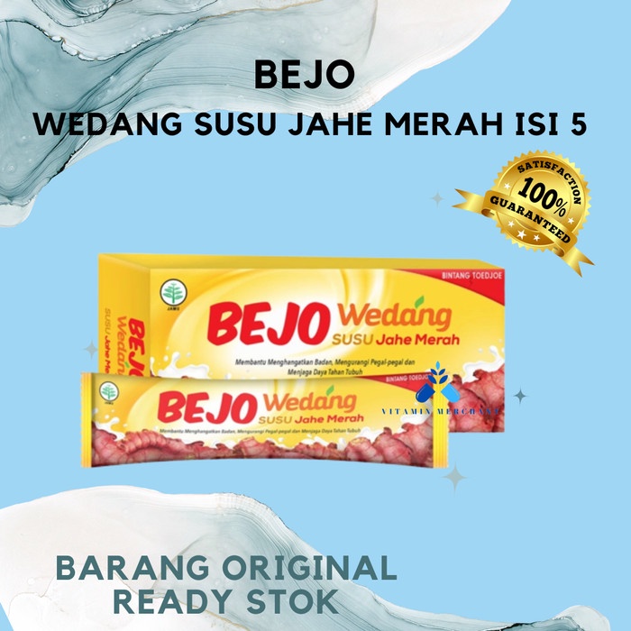 

bejo susu jahe merah 5 sachet