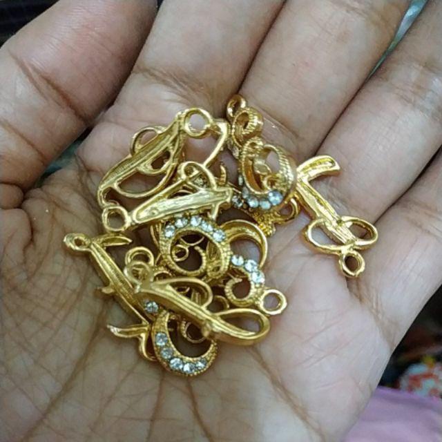 Huruf Latin Gold /lusin