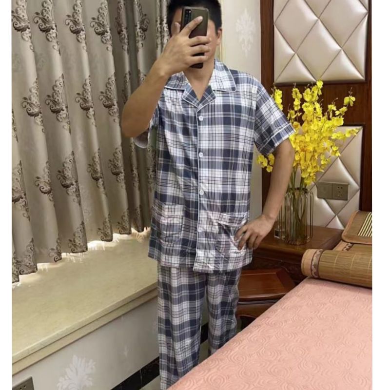 BAJU TIDUR PRIA IMPORT / STELAN PIYAMA PANJANG PRIA PREMIUM