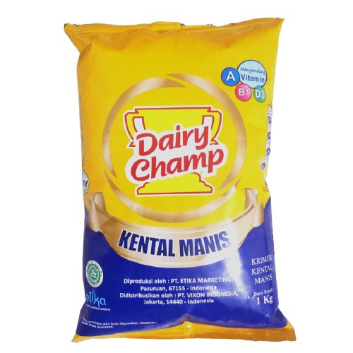 

Susu Krimer Kental Manis Dairy Champ 1 kg | Dairy champ 480 gr susu kental manis | Dairy Crown 1 kg | Dairy crown 500 gr