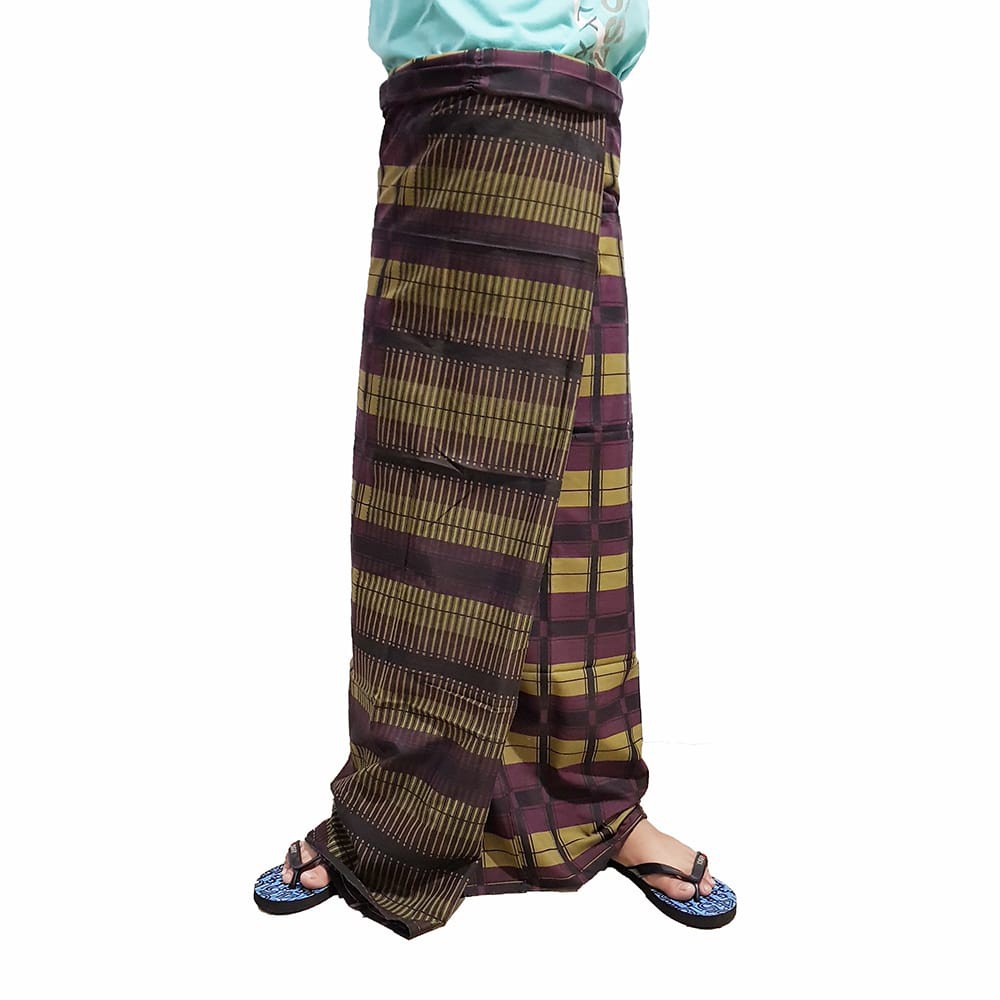 Sarung Kotak Kain Sarung motif Kotak Perlengkapan Sholat Muslim Pria | OKC