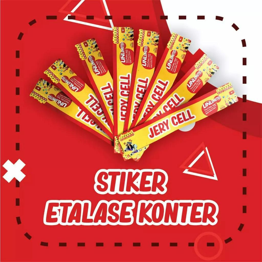 STIKER ETALASE KONTER/TOKO