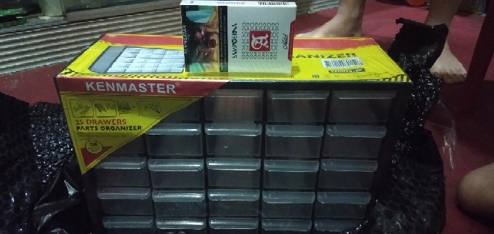 Rak / Kotak Komponen 25 Slot ( Partisi) Kenmaster