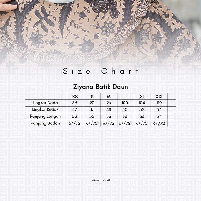 FITTINGROOM11 Blouse Batik - Ziyana Blouse