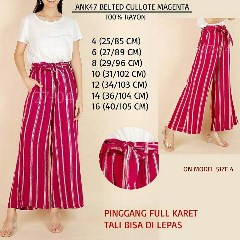 Celana Kulot Anco Wanita Original 100 %