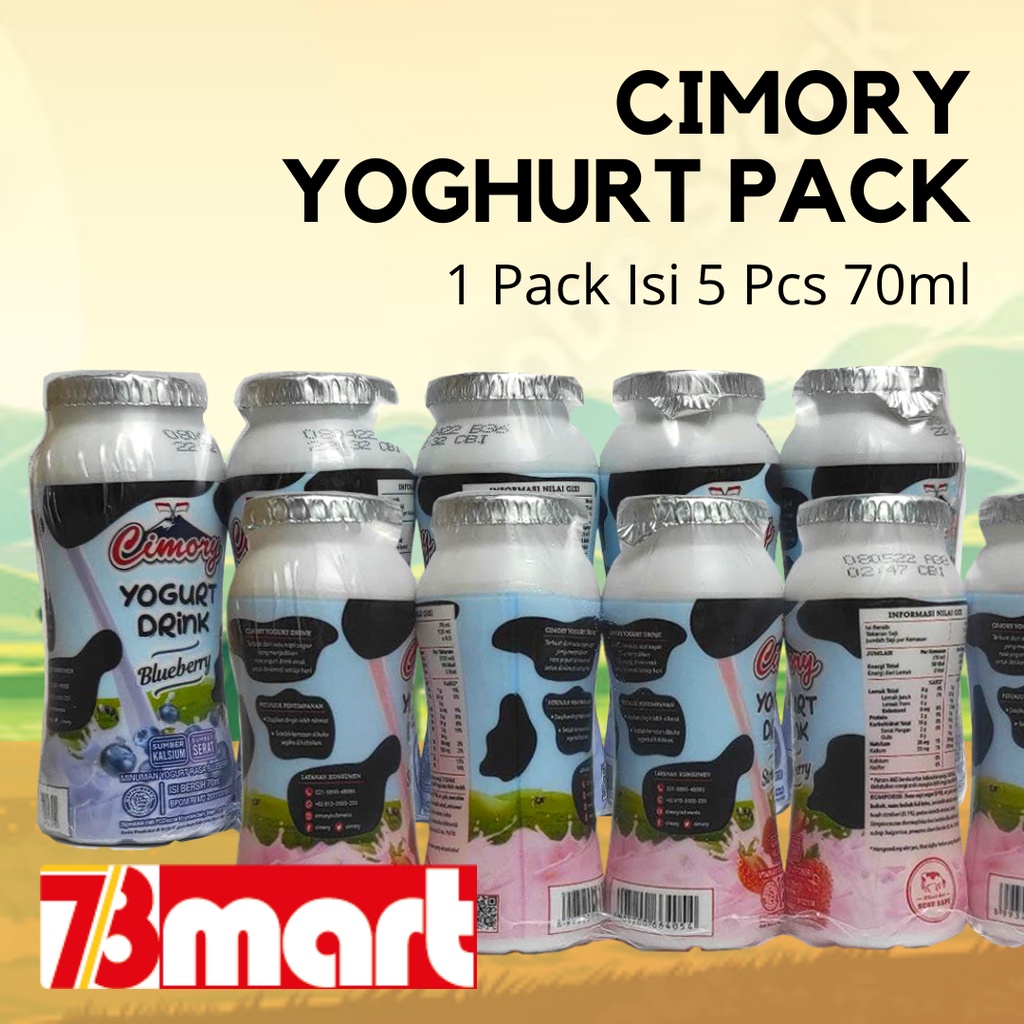 

CIMORY YOGURT DRINK 70ML Banded 5 | Cimory Yogurt Drink Mini 70ML isi 5 pcs | Cimory Mini Yogurt Drink 5 x 70ML (ISI 5 , TOTAL 350ML) | Cimory Yogurt ( Yoghurt ) Drink 70ML | Rasa Blueberry. Strawberry, Mixedberry | 1 Dus Isi 20