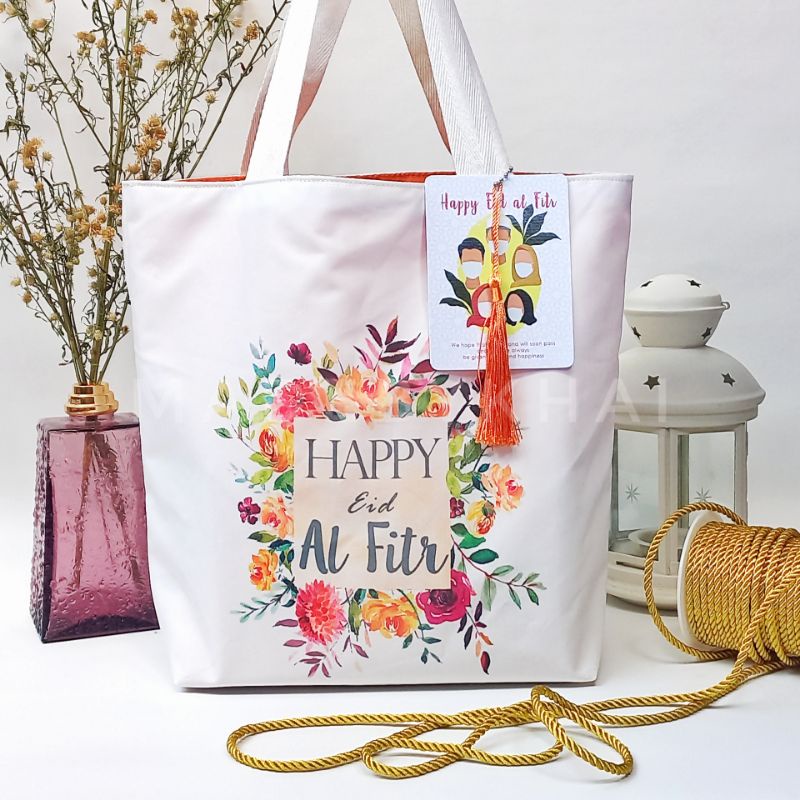 

Tas Hampers Parcel Idul Fitri Cantik [Include Tag card Idul Fitri dan Tassle]