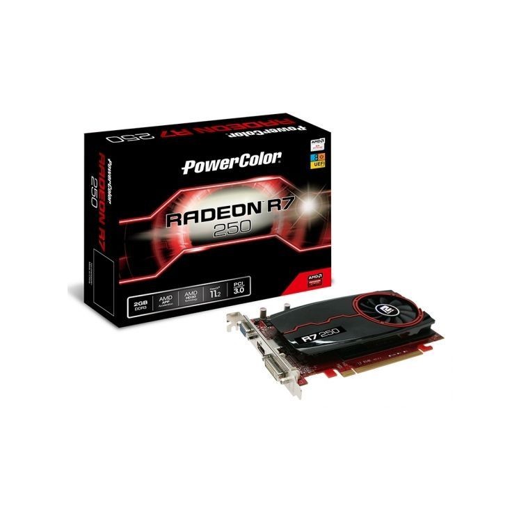 POWERCOLOR R7 250 2GB DDR3 VGA CARD RADEON