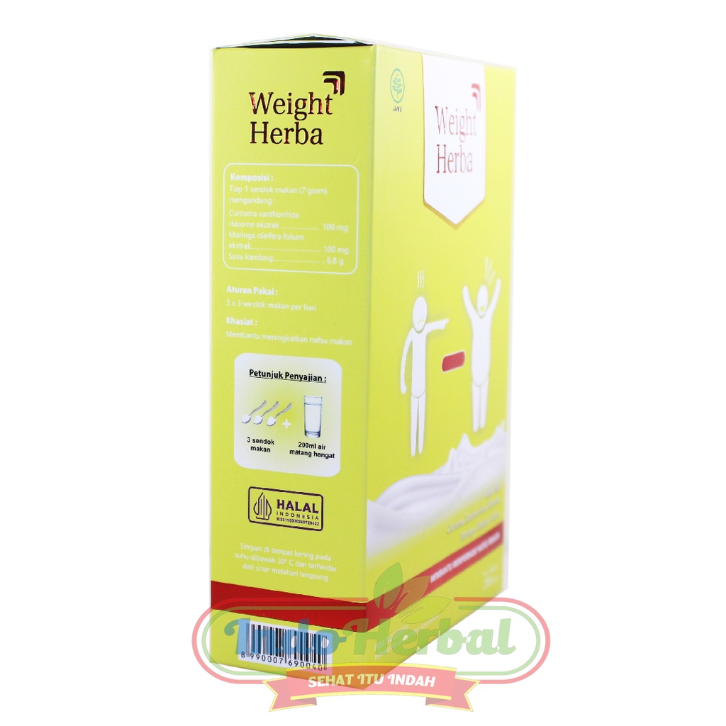 Susu Weight Herba Original 200gr - Membantu Memperbaiki Nafsu Makan - Menambah Berat Badan