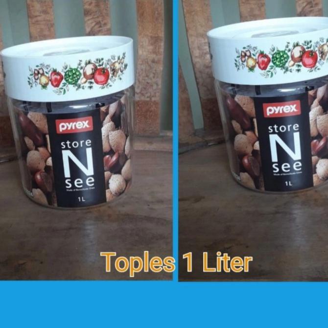 kios.lucinda - "RAMADHAN SPECIA L" TOPLES PYREX STORE N SEE, 1L (7024-8) - Putih