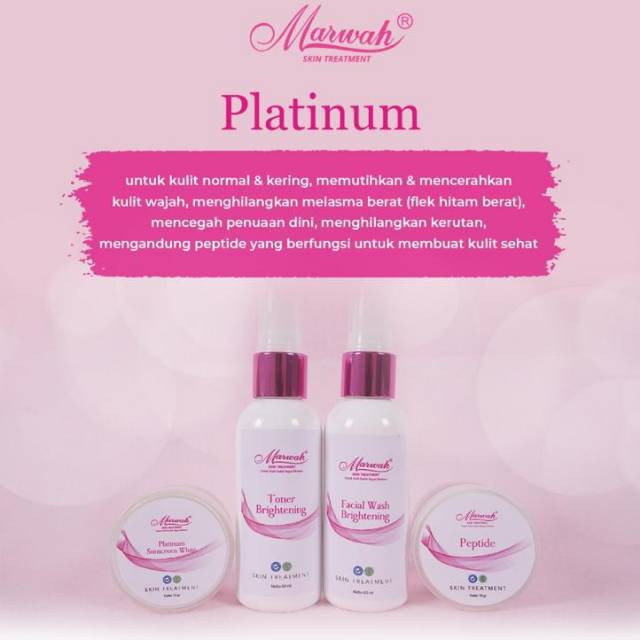 

MARWAH PLATINUM SKINTREATMENT BPOM