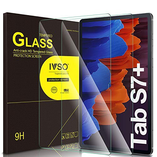 KOREAN Tempered Glass Samsung Tab S7 Plus 12.4 inch T970 T976B Anti Gores Kaca Tablet S7+