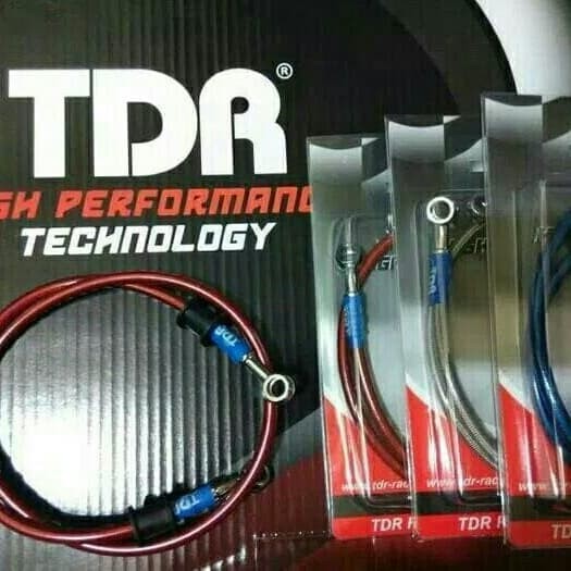 Selang Slang Rem TDR Depan 35 Inci 90 cm Brake Hose TDR 35inci 90cm Aksesoris Semua Motor Universal