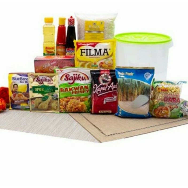 

Parcel Ramadhan Hampers Paket Hemat Sembako Isi 12 Item Makanan