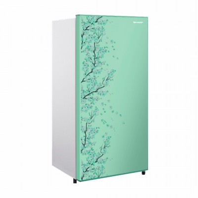 SHARP SJ N 182 D SH / SAKURA GREEN KULKAS LEMARI ES 1 PINTU 166 LITER / SJN182DSH