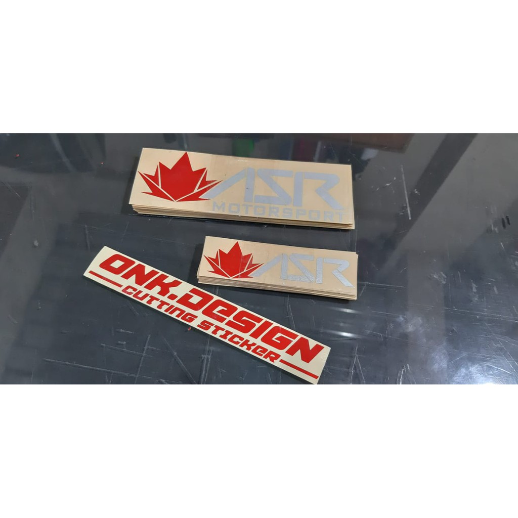 

cutting sticker stiker bebas desain printing waterproof label merk laminasi 162