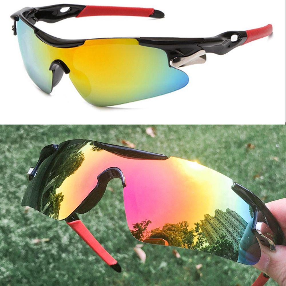 AUGUSTINA Bersepeda Kacamata UV400 Pria Wanita Vision Care Sepeda Peralatan Berkendara Olahraga Kacamata Gunung Sepeda Riding Protection Eyewear