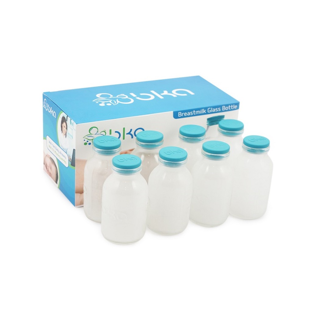 Botol Kaca Asip BKA - Botol Asi Via Merk BKA isi 8pcs