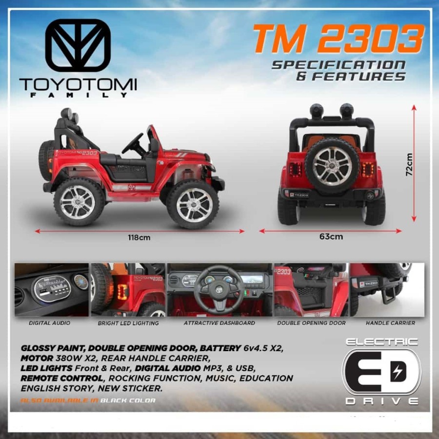 MOBIL ACCU TOYOTOMI FAMILY JEEP TM 2303