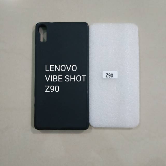 LENOVO VIBE SHOT Z90 silikon capdase soft case karet hitam mantap