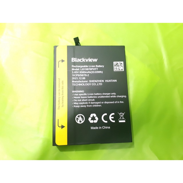 Baterai Ponsel Blackview BV6600 Pro New Original 100% 8580mAh
