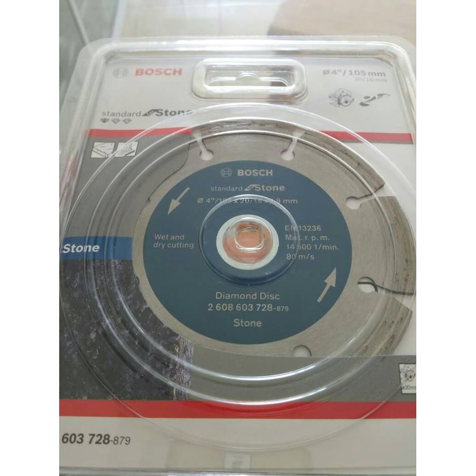 Mata gerinda potong keramik mata keramik granit 4" Bosch