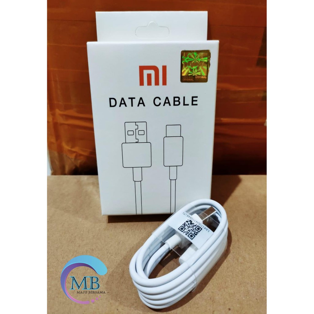 BM001 MI9 WHITE XIAOMI KABEL DATA NEW MODEL ORIGINAL REDMI 9A 9C NOTE 8 9 10 PRO MI9 TIPE C USB MB1238