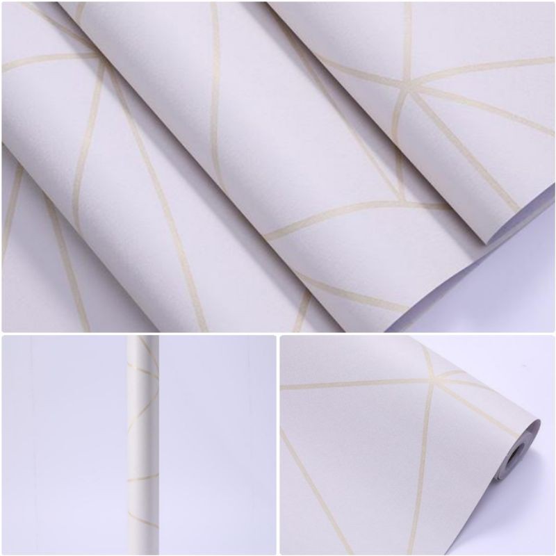 Wallpaper Dinding Sticker Pvc Artistik Modernt