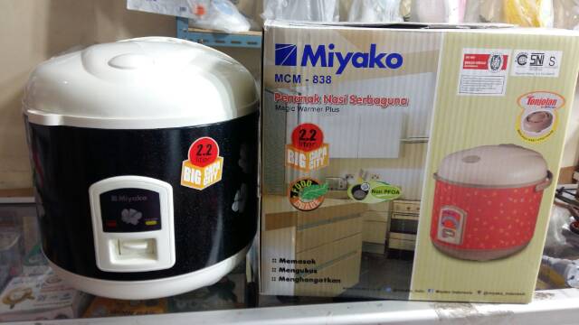 Magic Com Miyayako 2.2 Liter - Miyako MCM838 – Magic Com 2.2 Liter 3in1 450 Watt