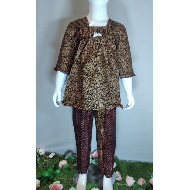 SETELAN ANAK//SETELAN ANAK MUSLIM//SETELAN ANAK BATIK//SETELAN BAJU MUSLIM PEREMPUAN//SETELAN ANAK B