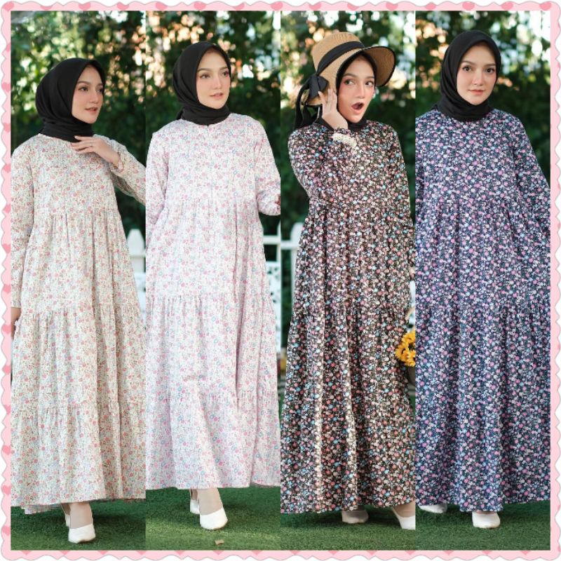 BELLA DRESS GAMIS KATUN JEPANG ORI BY DHIYA
