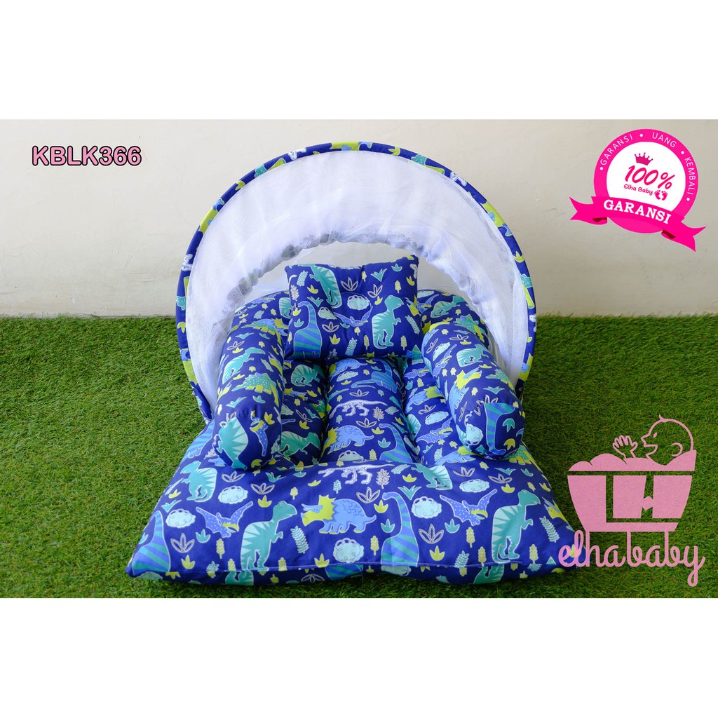 Elhababy Kasur Bayi Lipat Kelambu Tempat Tidur Bayi Kasur Baby KBLK366 Kado Bayi