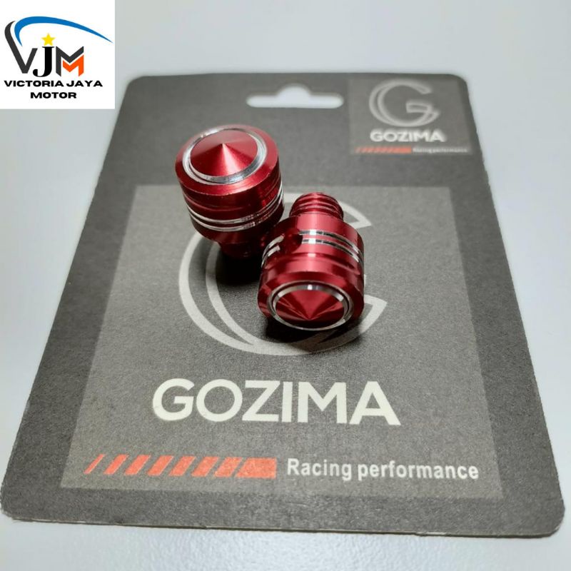 Tutup baut Spion Gozima type 02 Per Set Ulir Sutra Honda / Yamaha Motor Universal