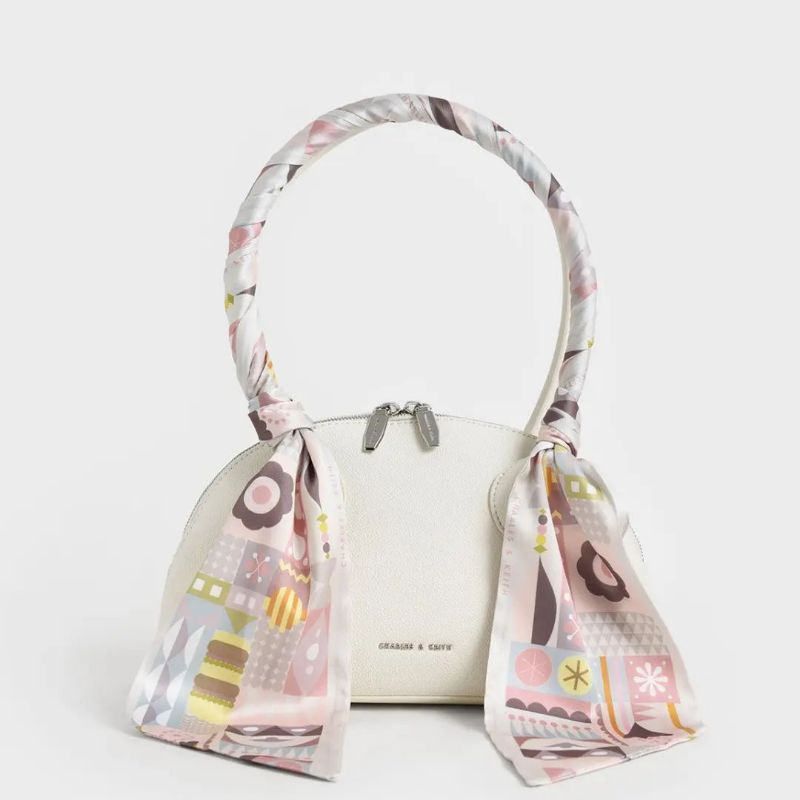 7.7 SALE | CK Alcott Scarf-Wrapped Shoulder Bag