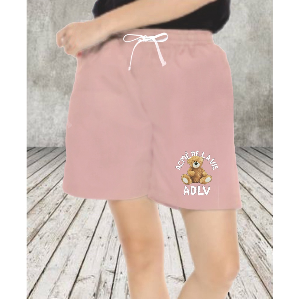 Celana Pendek Wanita TEDDY BEAR / Hot pants Katun Motif Kekinian Dewasa &amp; Remaja