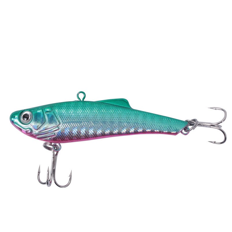 Shengyao 1Pcs New Sinking VIB Fishing Lure 8.5cm/6.3g Swimbait Bass Wobbler Lifelike Minnow Memancing Ikan Kait