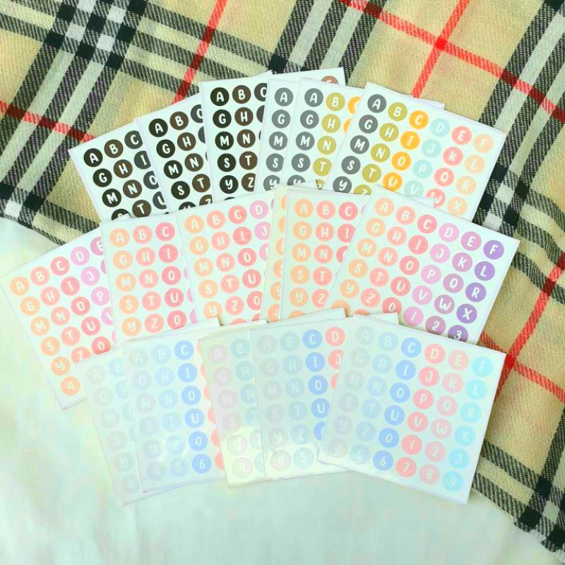 

Sticker Polcos Deco Alphabet Alfabet untuk Dekorasi Journal / Polaroid sudah cutting