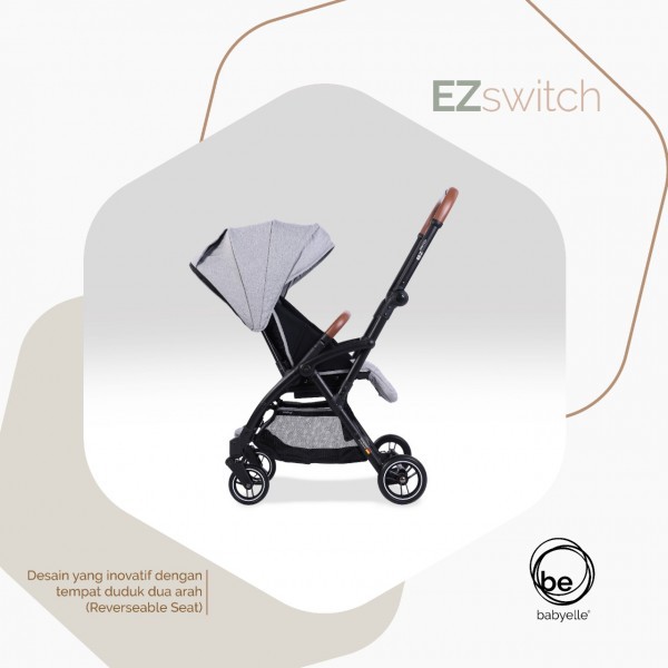 Babyelle EZ Switch S 523 RS Stroller travel reversible handle bisa hadap ibu kereta bayi baby elle s523 mewah