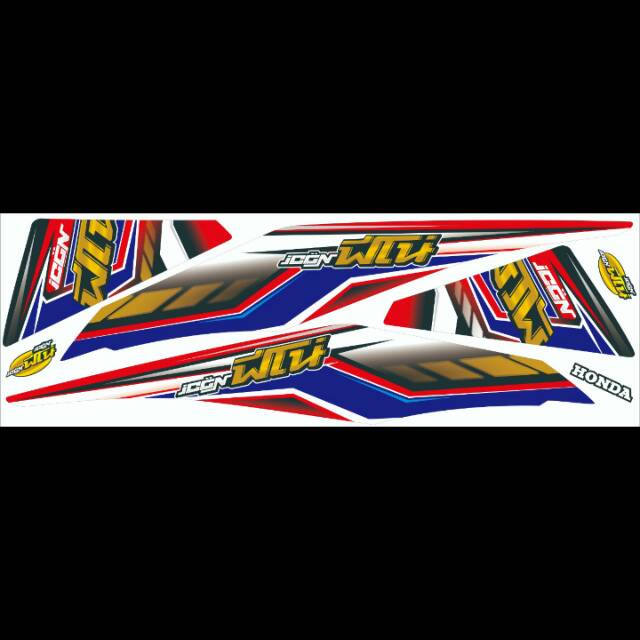 Striping Lis Sticker Variasi Honda Beat Fi Icon Thailook