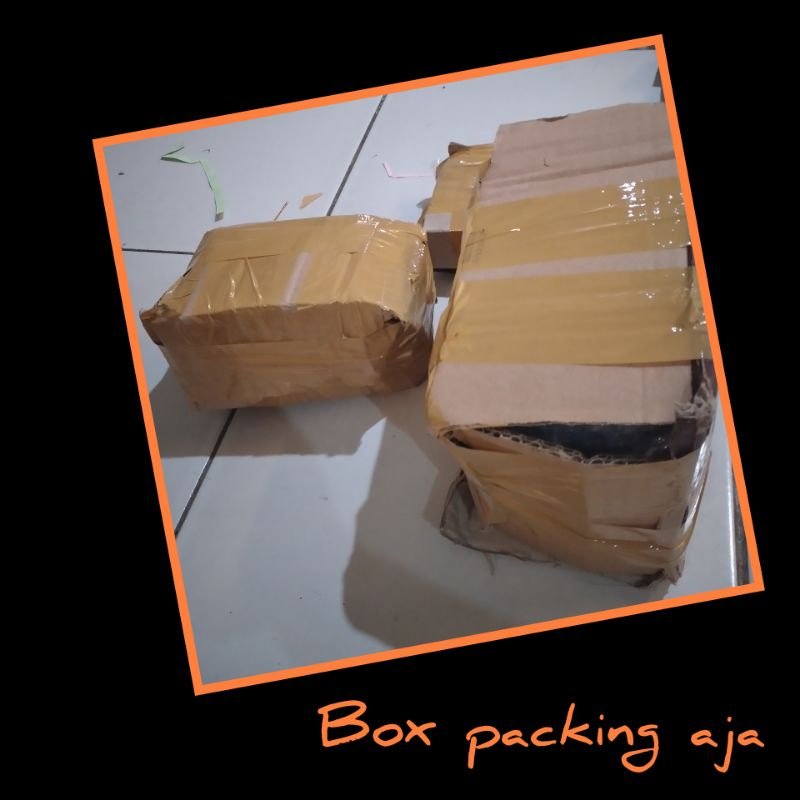 

BOX + buble wrap packaging tambahan (bukan utk dijual ya)