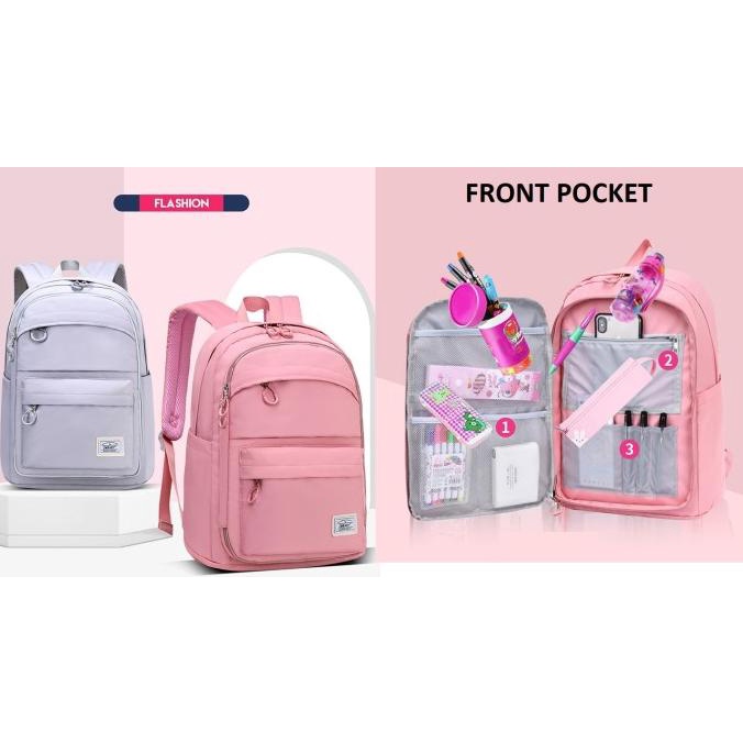 DRAB5212 Tas Ransel Anak / Tas Sekolah Anak perempuan / Tas sekolah SD