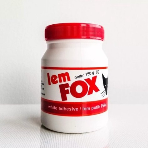 

Lem FOX / Lem Putih Kayu / White Adhesive PVAc - 150gr