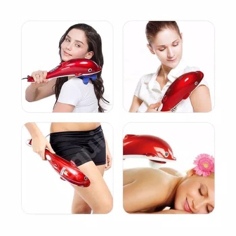 Dolphin 606 Alat Pijat Infrared Merah Massager Terapi  Dolphin Lumba