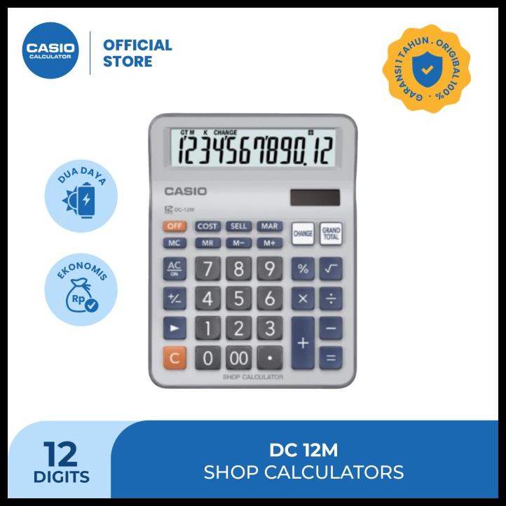 

Casio Shop Calculator Dc-12M