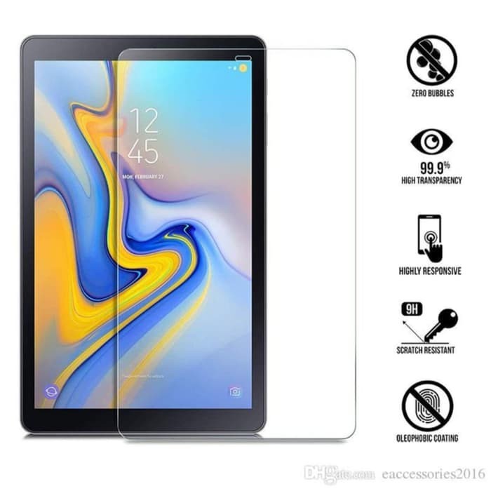 Tempered Glass Samsung Tab A 8.0 2018 T387 T387V 8.0 Inchi Screen Protector Anti Gores Kaca Tablet