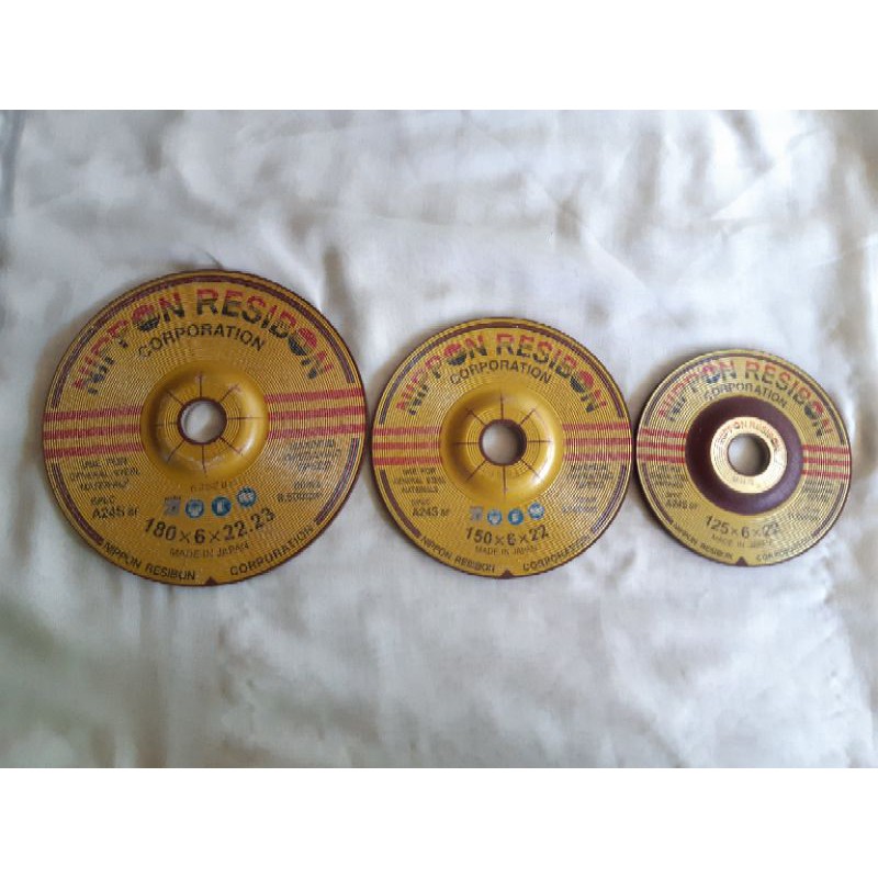 batu gerinda nippon resibon 5, 6 dan 7 inci/ gurinda