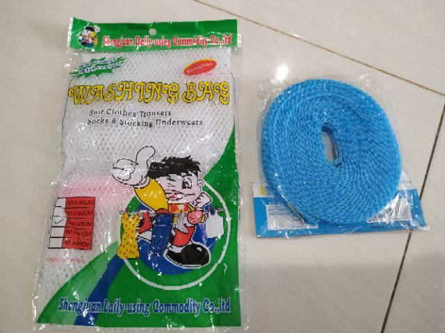 Tali Jemuran Baju / Pakaian 5 M (meter) Praktis Gantungan Hanger