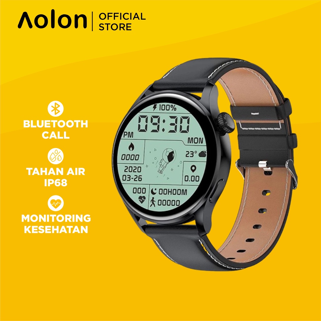 New Aolon Smartwatch HK3 Bluetooth Call IP68 Waterproof Heartrate Monitor
